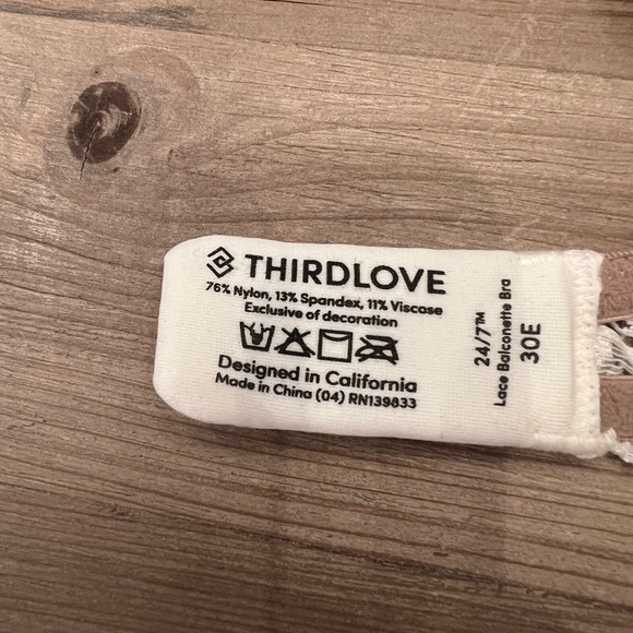 30E Third Love Lace 24/7 Balconette Demi Bra - Picture 6 of 6